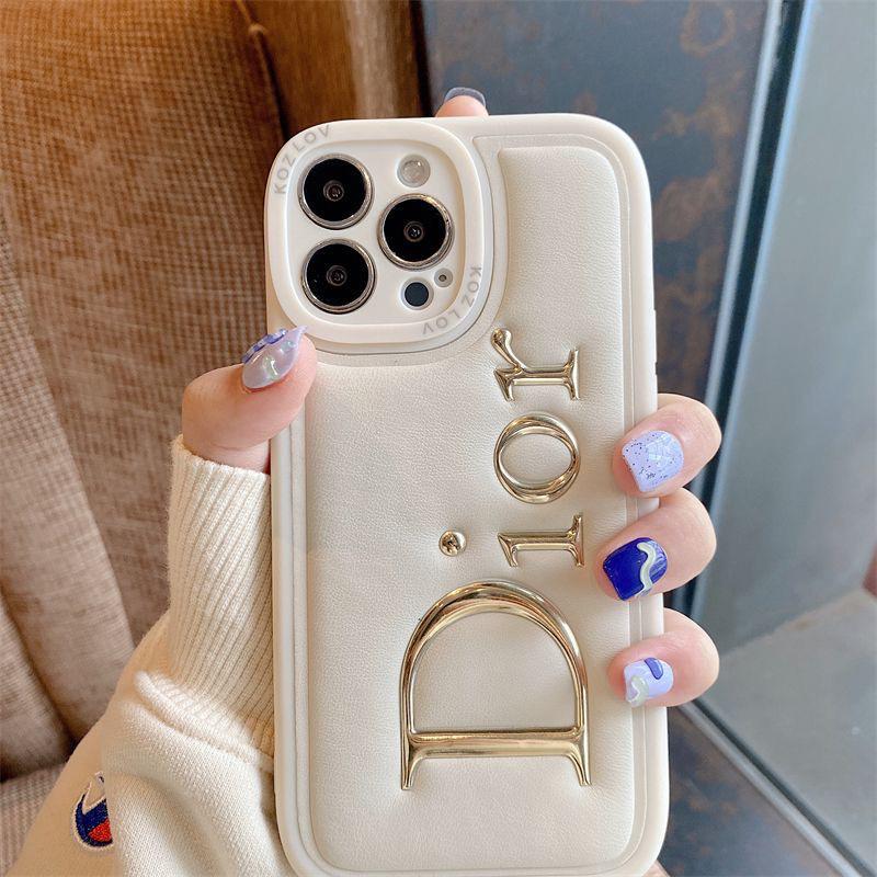 Luxury Dior Print Puffer Case - iPhone