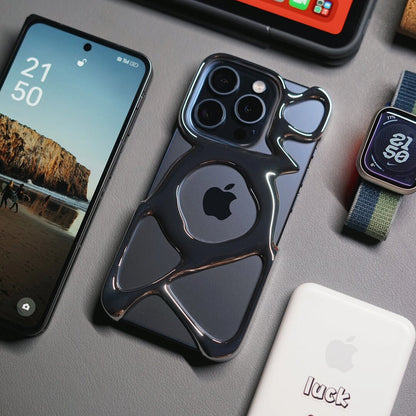 Premium Aura Metal Case For iPhone