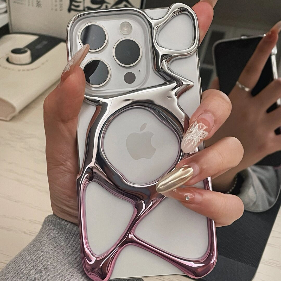 Premium Aura Metal Case For iPhone