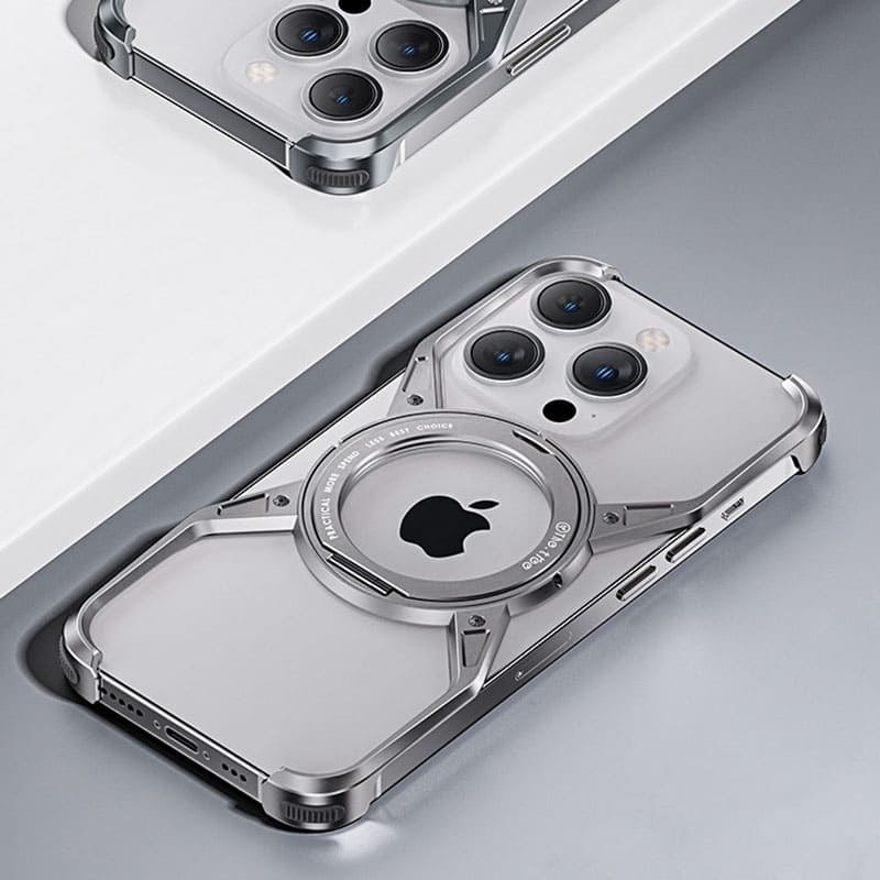 X Metal Magnetic Case For iPhone