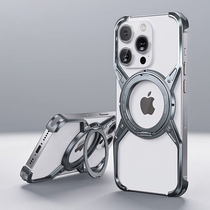 X Metal Magnetic Case For iPhone