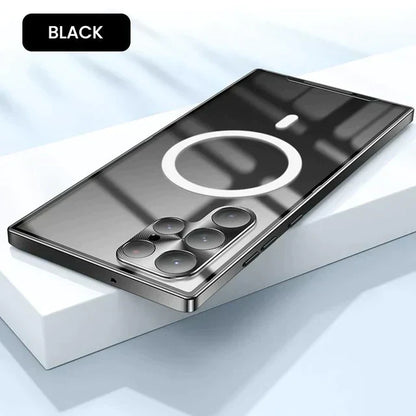 Magnetic Frosted Metal Frame Case for Galaxy S Series