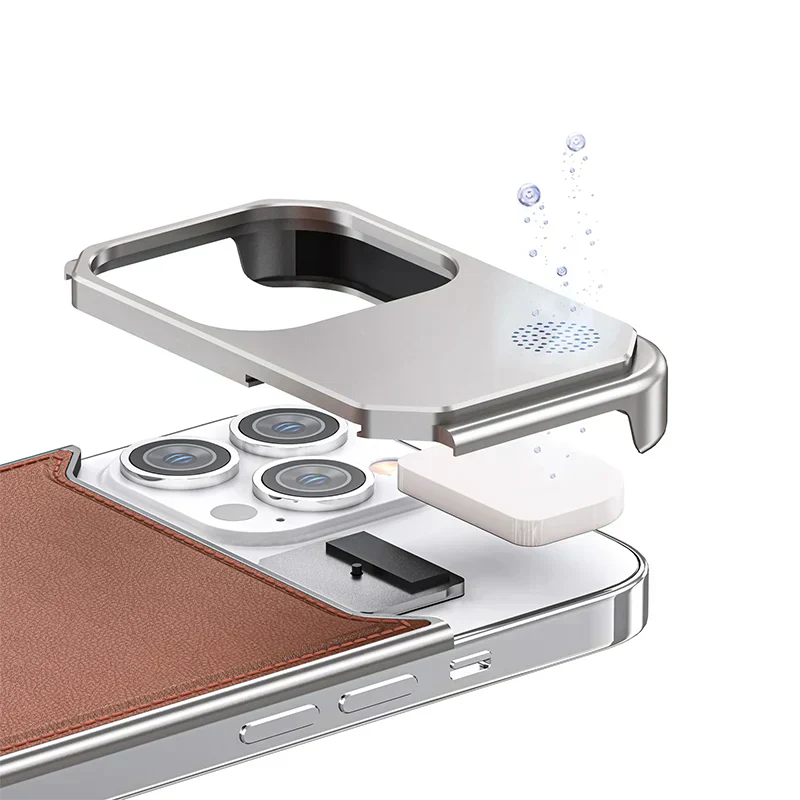 Titanium Leather iPhone Case