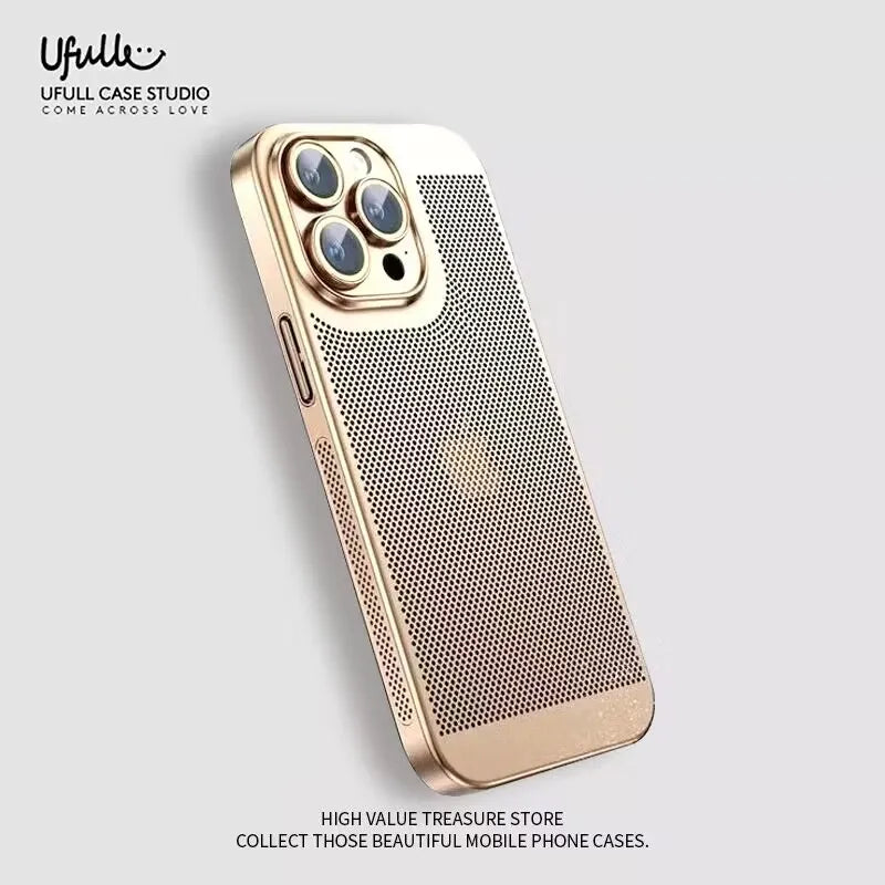 Cooling Metal Phone Case for iPhone