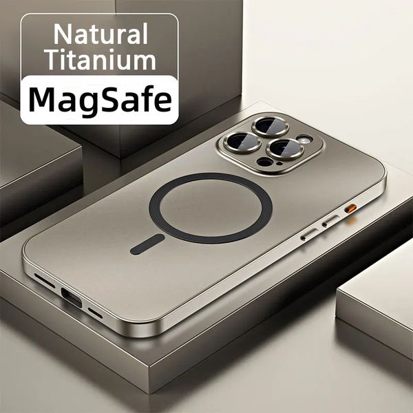 Exclusive Metallic Magnetic Shockproof MagSafe Case