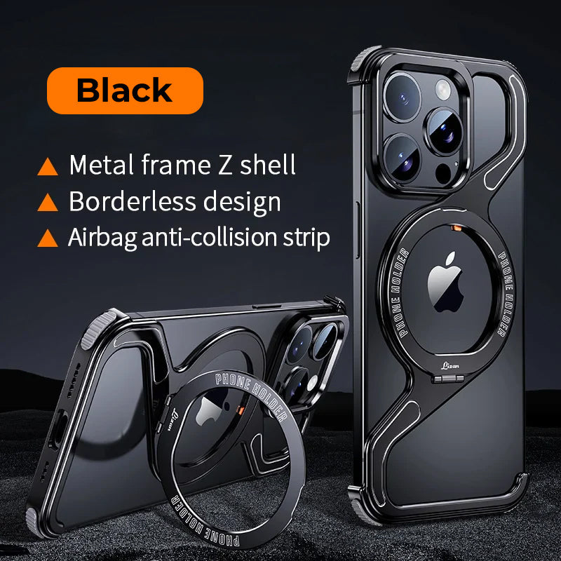 Z-shaped Metal Rotating Case for iPhone