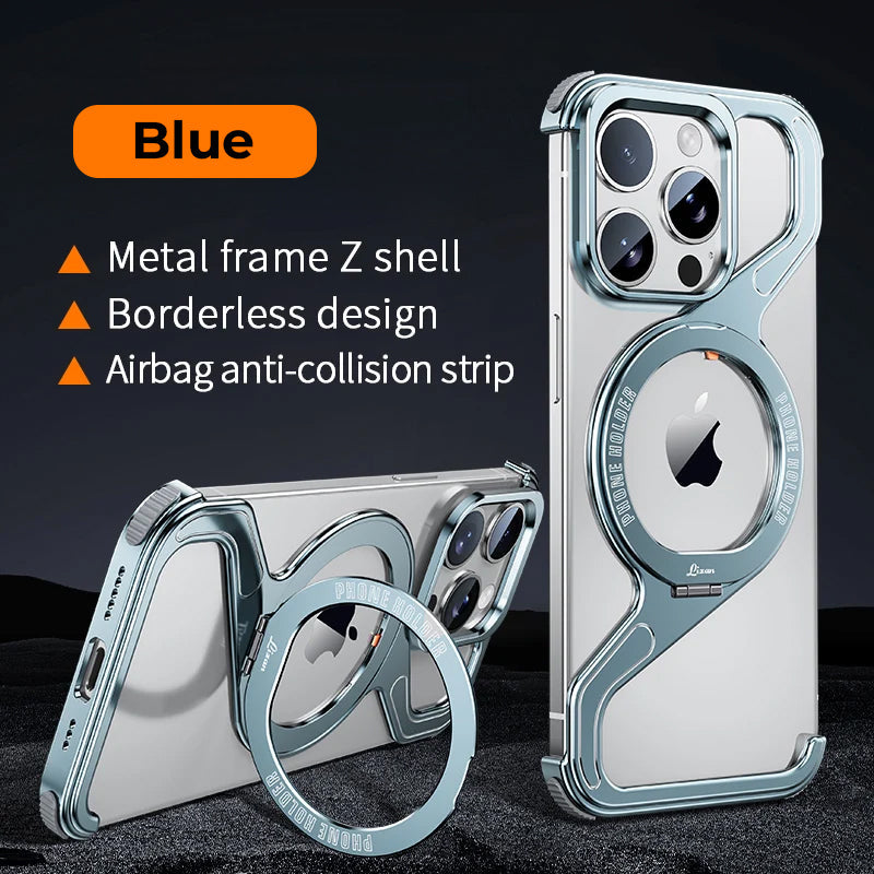 Z-shaped Metal Rotating Case for iPhone