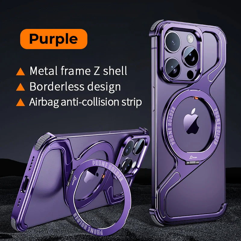 Z-shaped Metal Rotating Case for iPhone